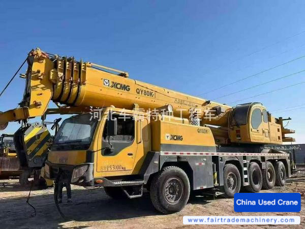 Acheter XCMG 80K D'occasion Grue Acheter XCMG 80K D'occasion Grue